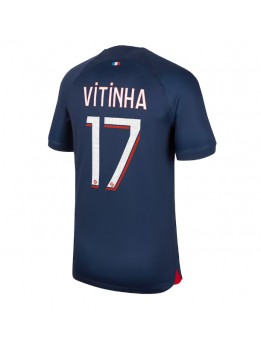 Billige Paris Saint-Germain Vitinha Ferreira #17 Hjemmedrakt 2023-24 Kortermet